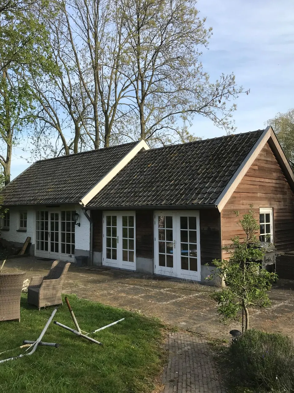 Woning met vernieuwd pannendak
